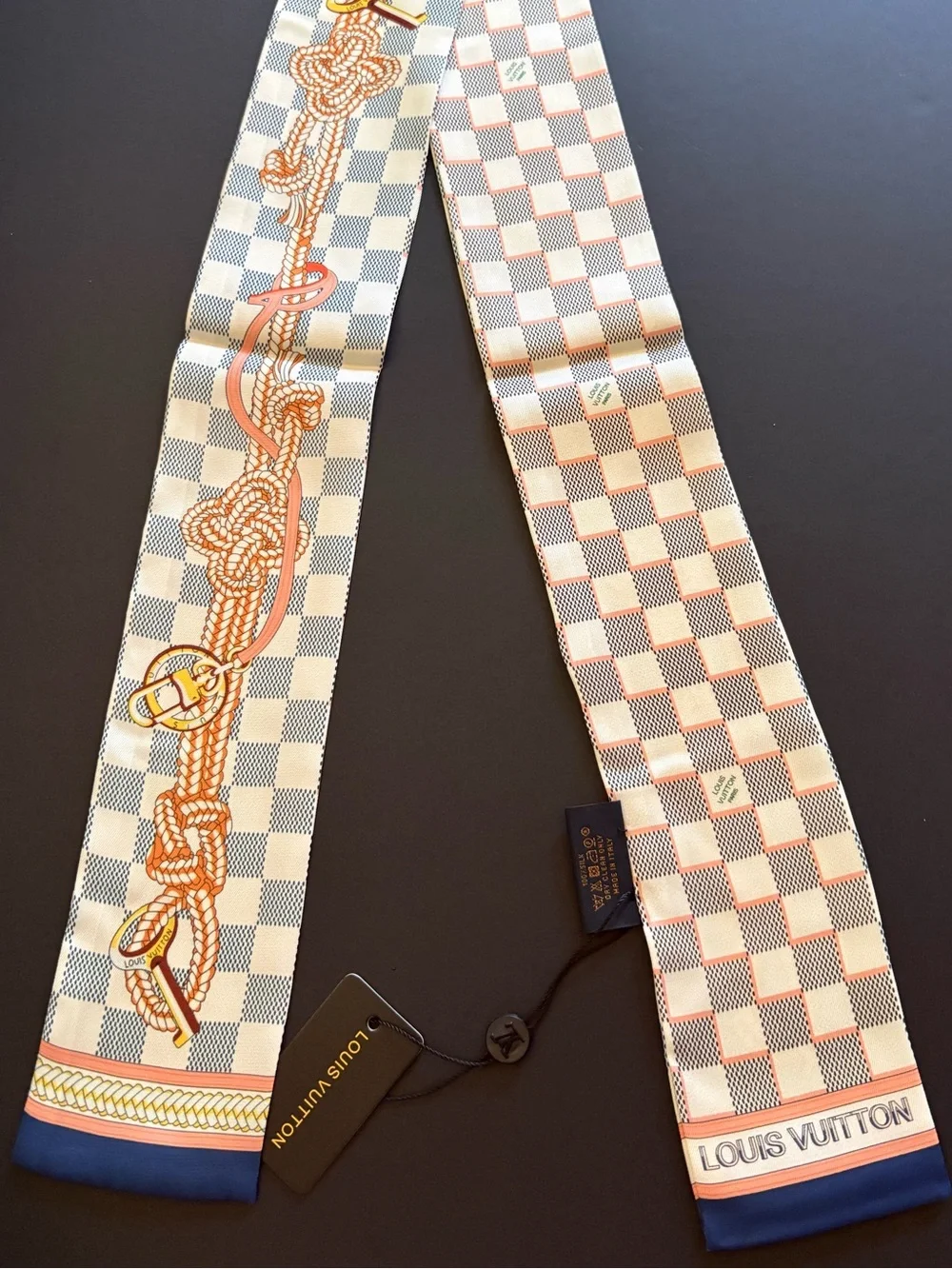 Fashion Silk Long Scarf Twilly